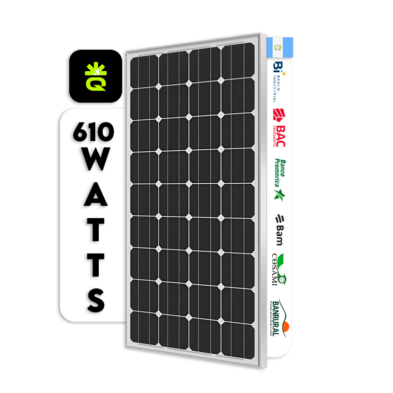 TrinaSolar de 610W Bifacial